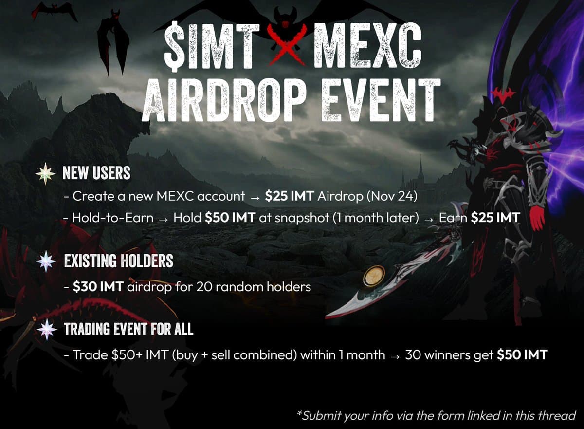 $IMT x MEXC Airdrop