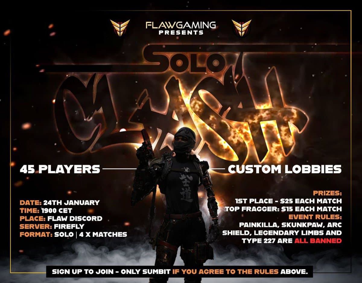 Solo Clash by Flaw Gaming