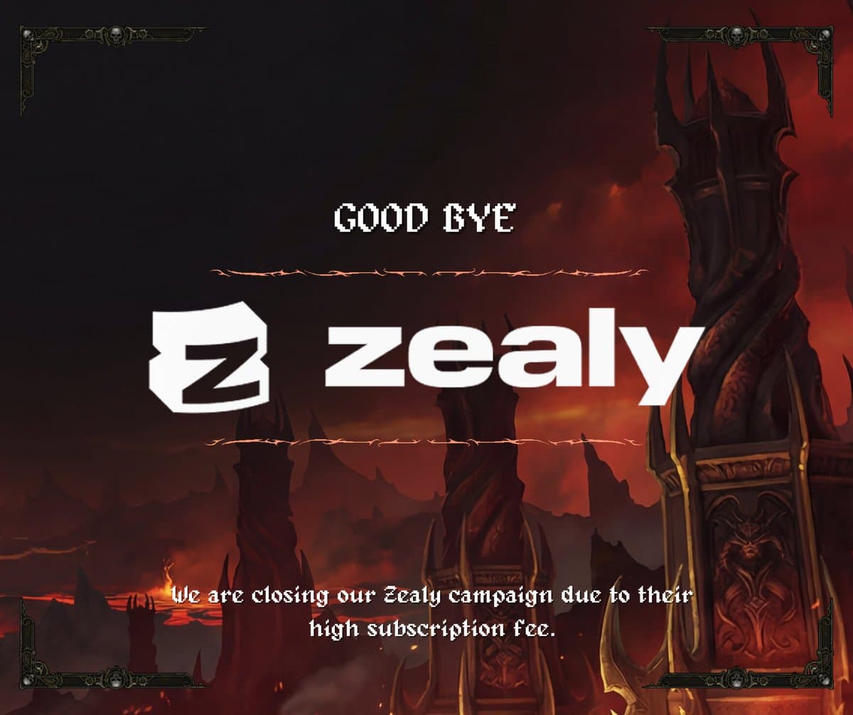 Zealy Campaign Shutdown