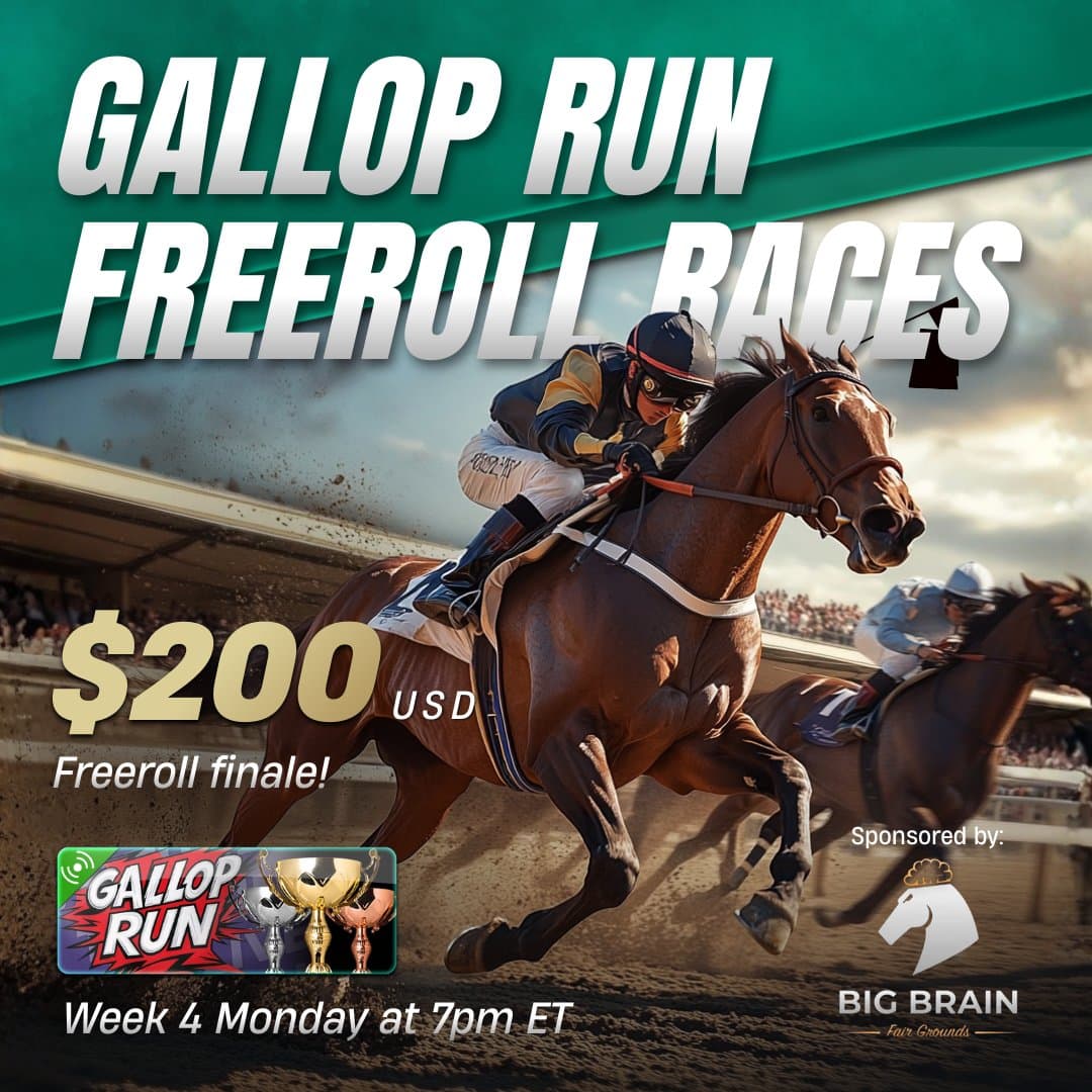 Gallop Run Freeroll Finale