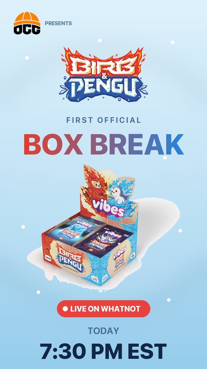Birb & Pengu Official Box Break