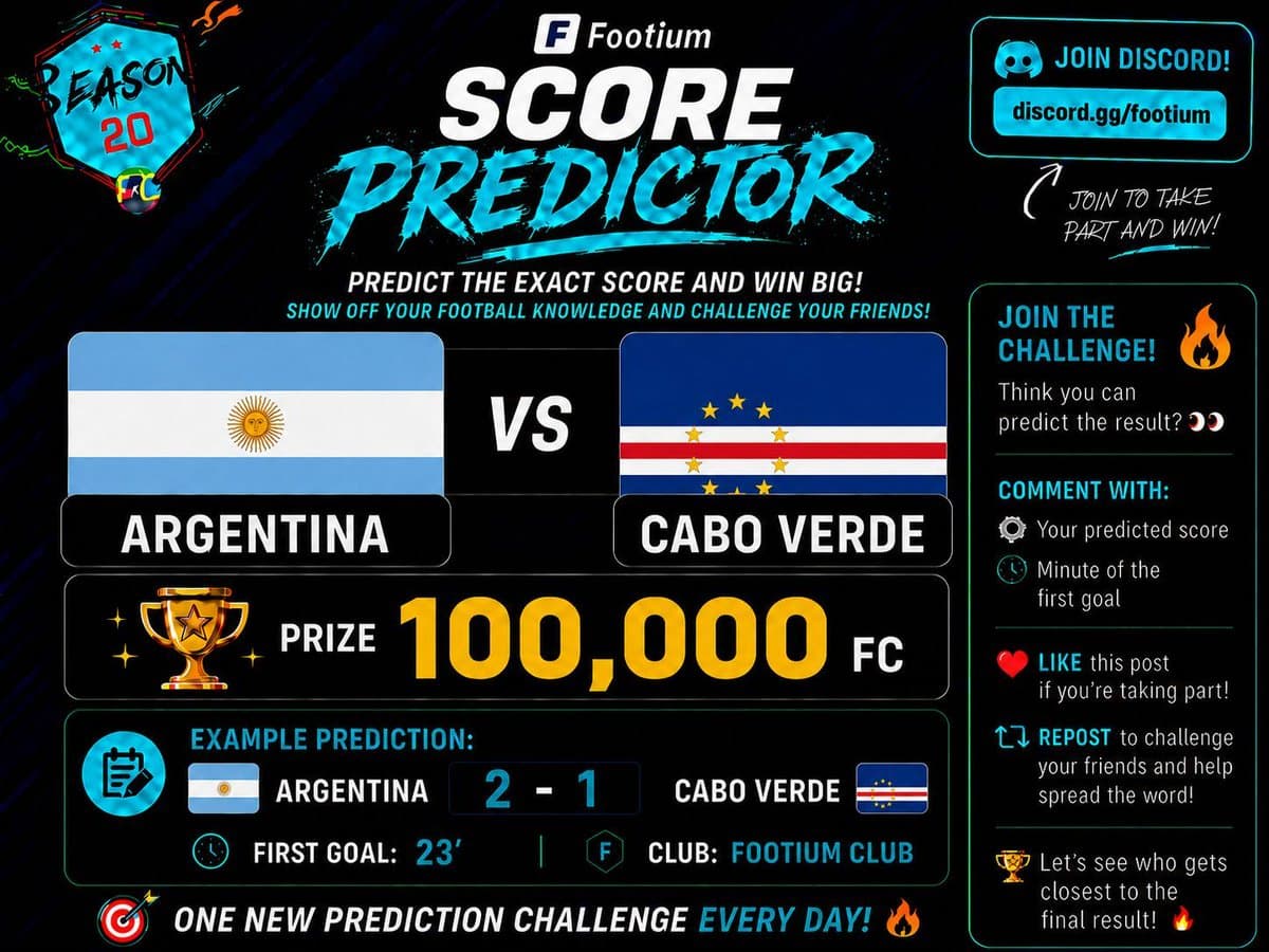 Score Predictor: Argentina vs Cabo Verde