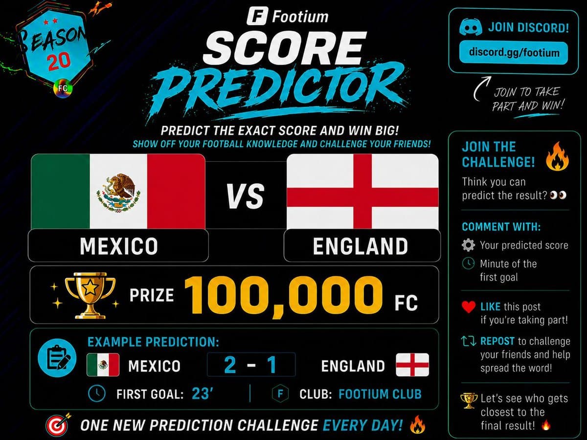 Score Predictor: Mexico vs England