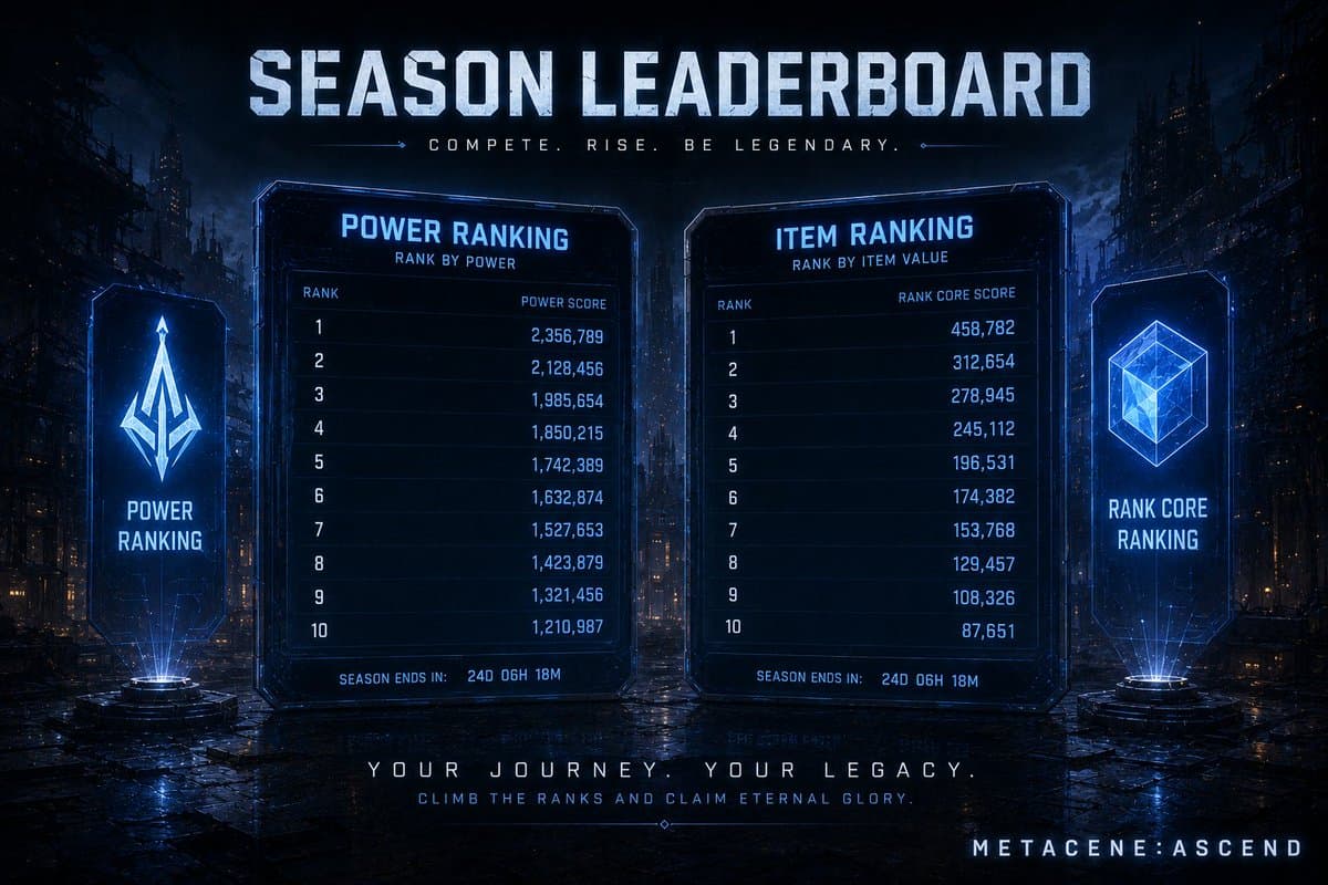 Ascend New Season Leaderboards