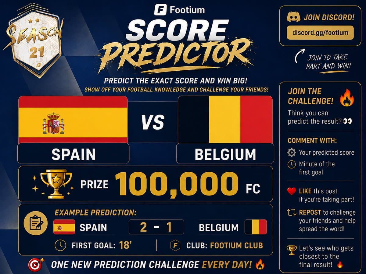 Score Predictor: Spain vs Belgium