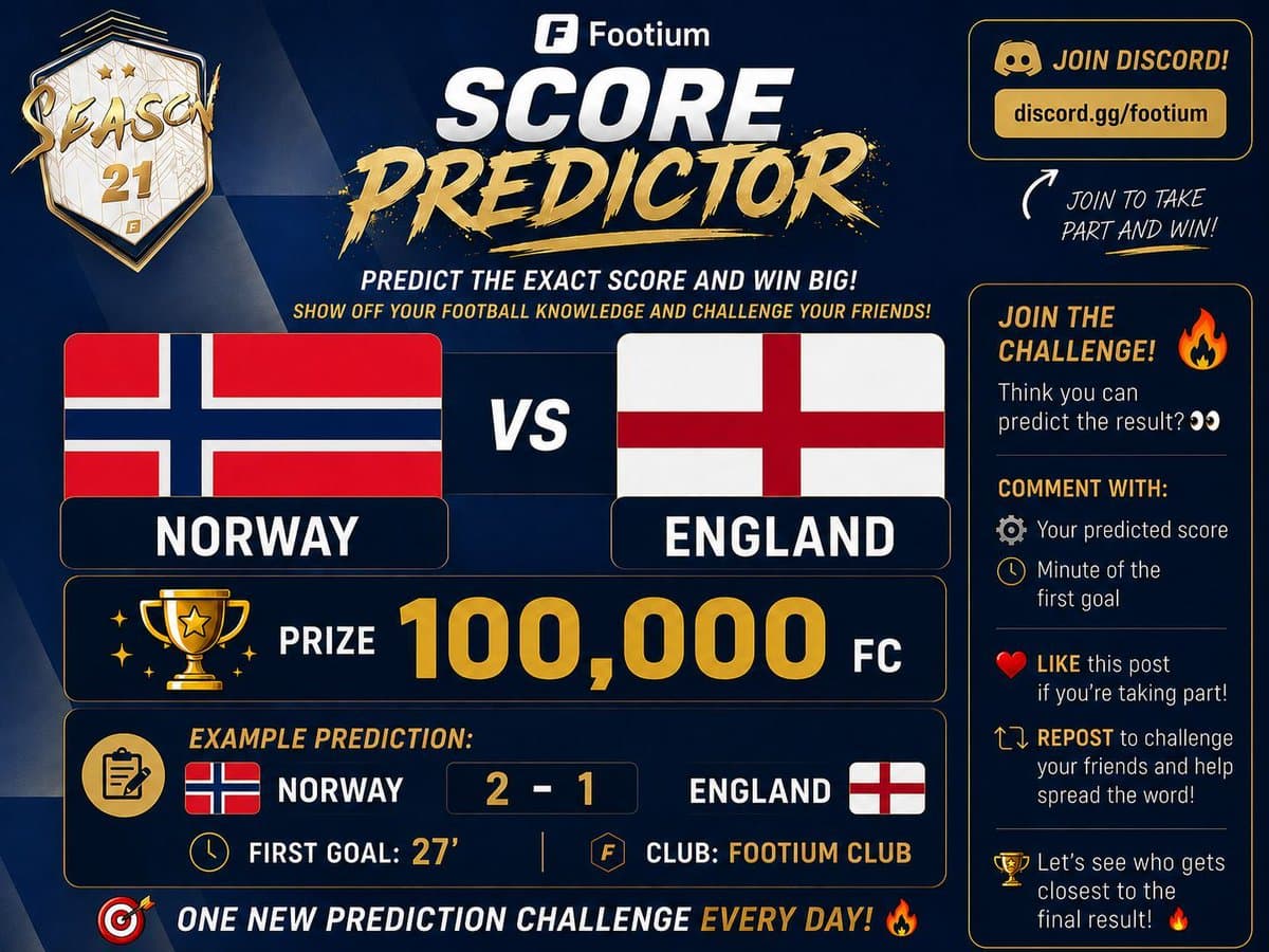 Score Predictor: Norway vs England