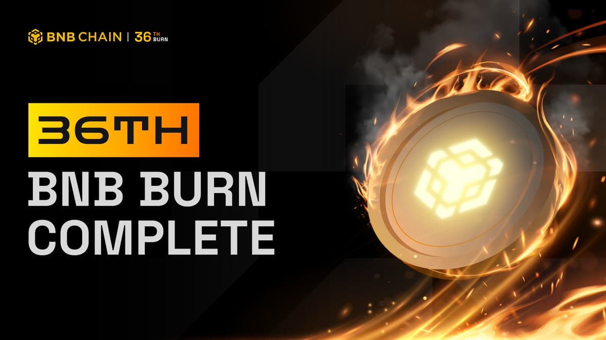 36th Quarterly $BNB Burn