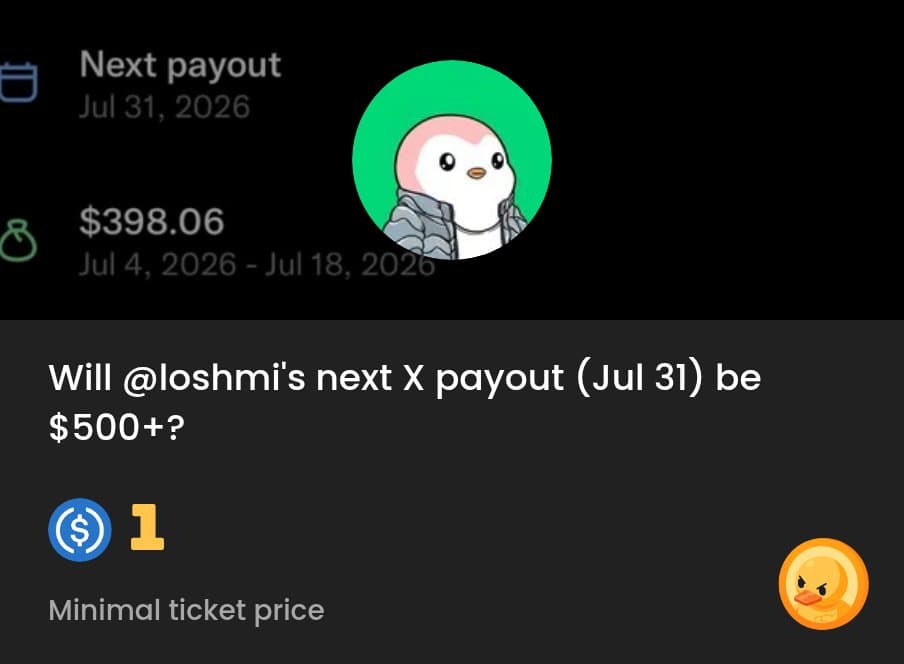 Payout Prediction: @loshmi