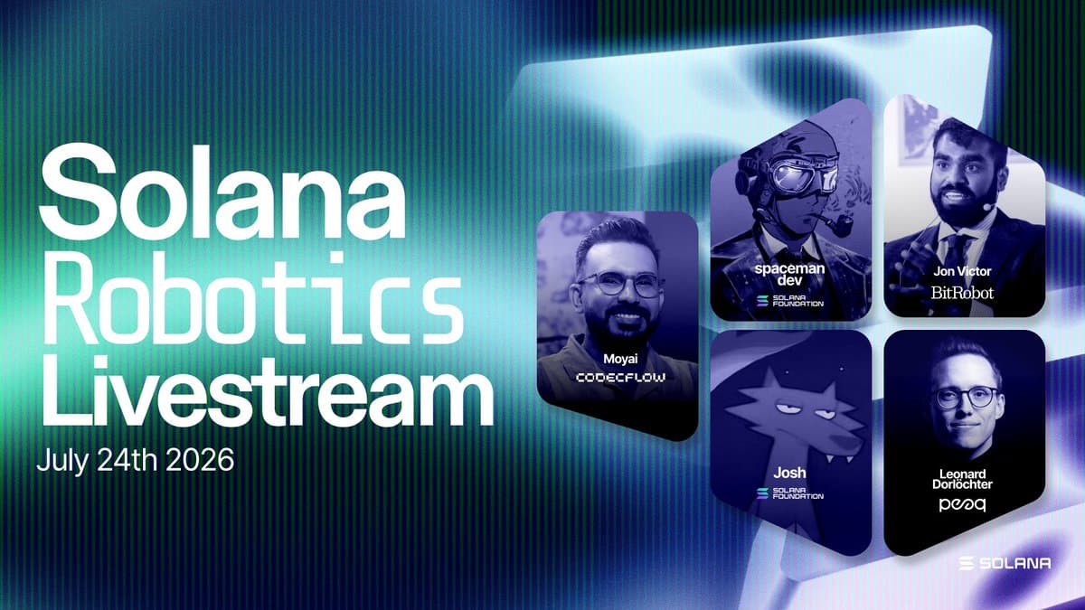 Robotics Livestream: Builders & Decentralized Hardware