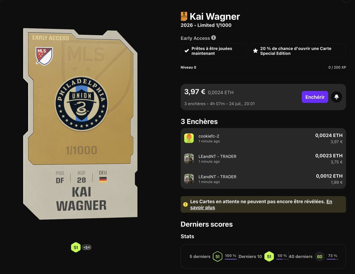 Kai Wagner Early Access Cards