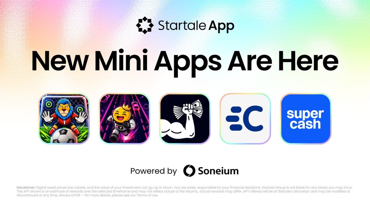 Startale Mini Apps Release