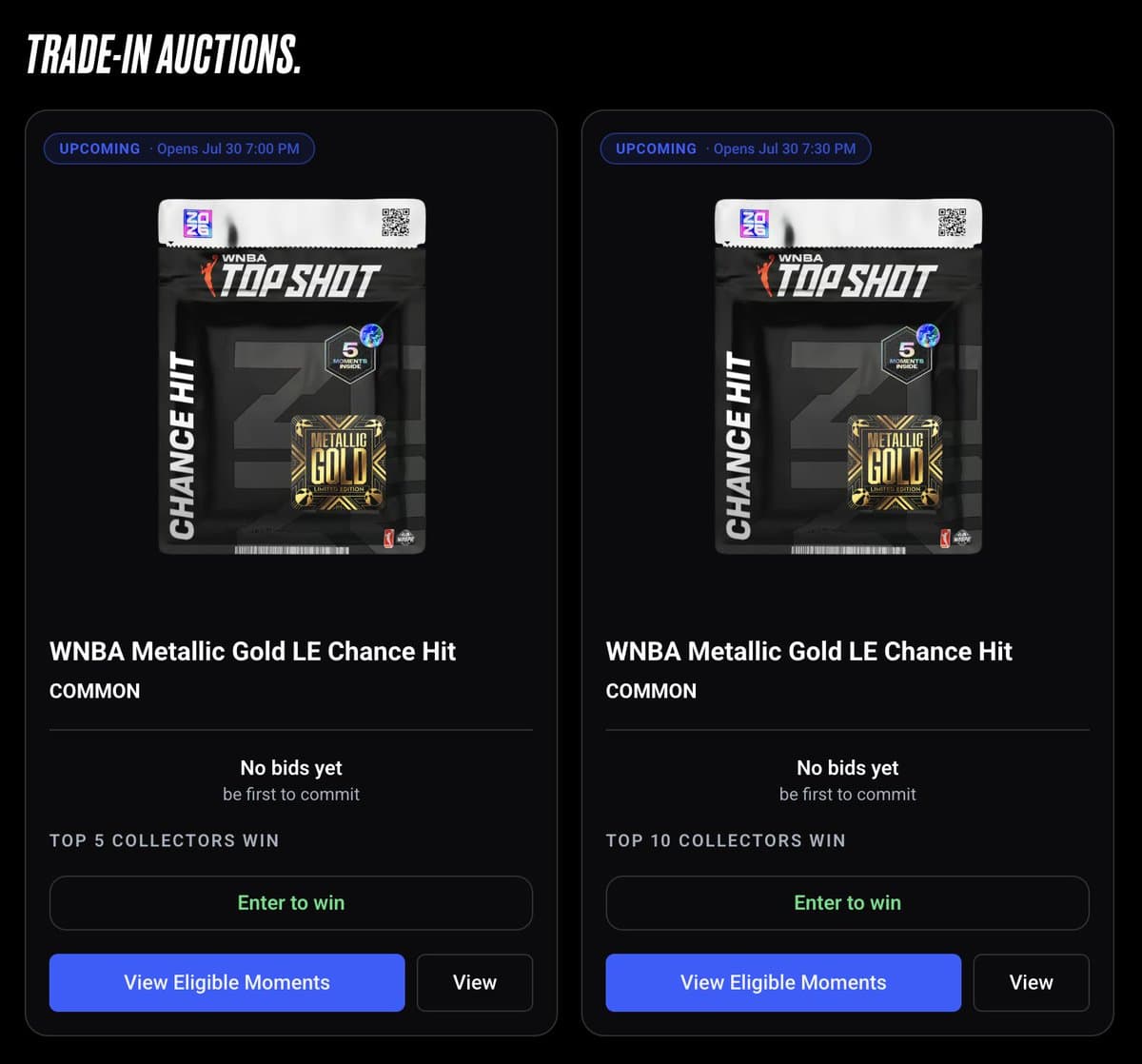 Stress Test Trade-In Auctions
