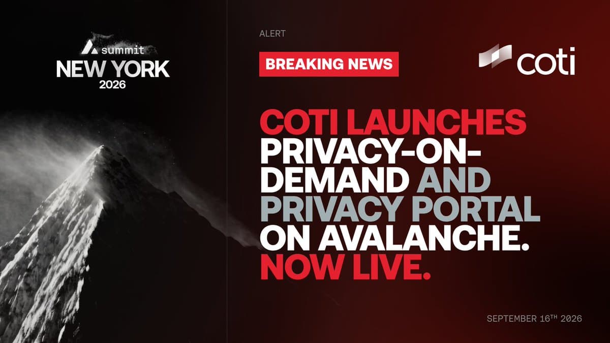 COTI Privacy-on-Demand Integration