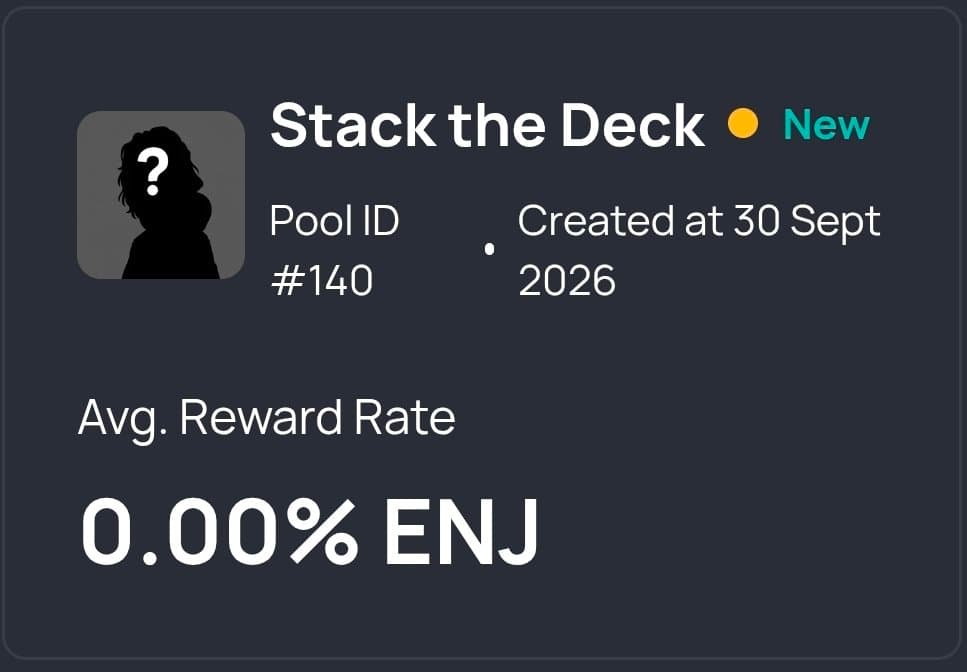 Stack the Deck Pool #140