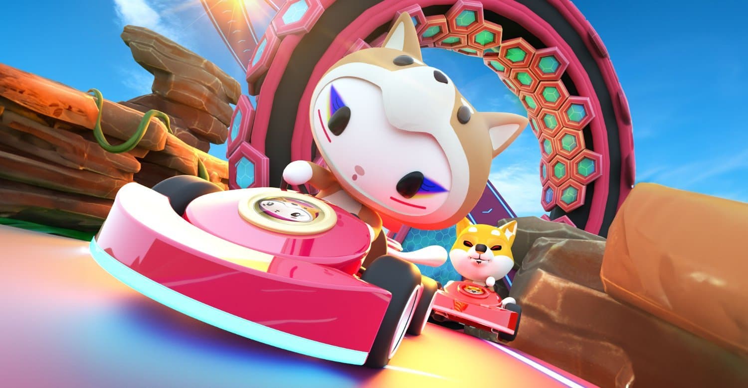 Kitty Kart wallpaper