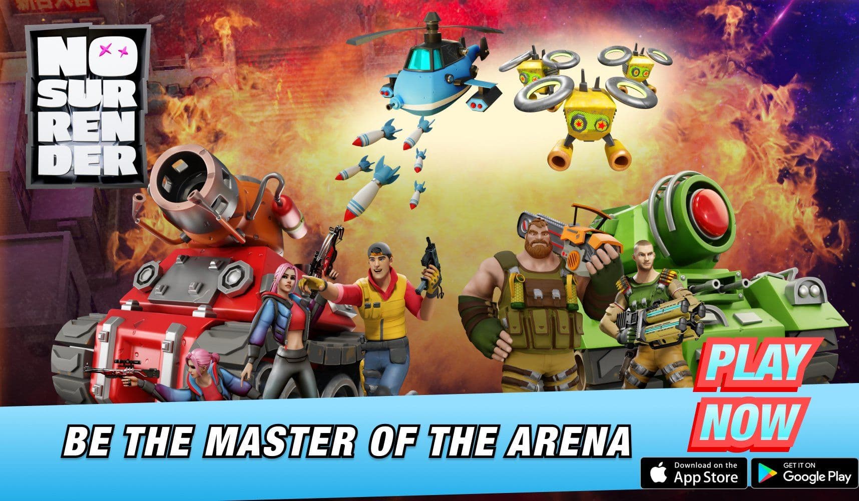 No Surrender Heroes wallpaper