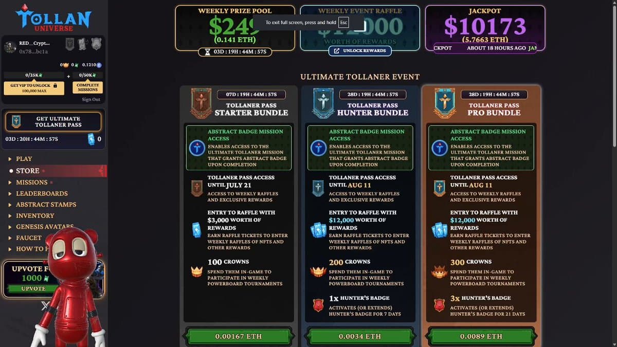 Ultimate Tollaner Raffle