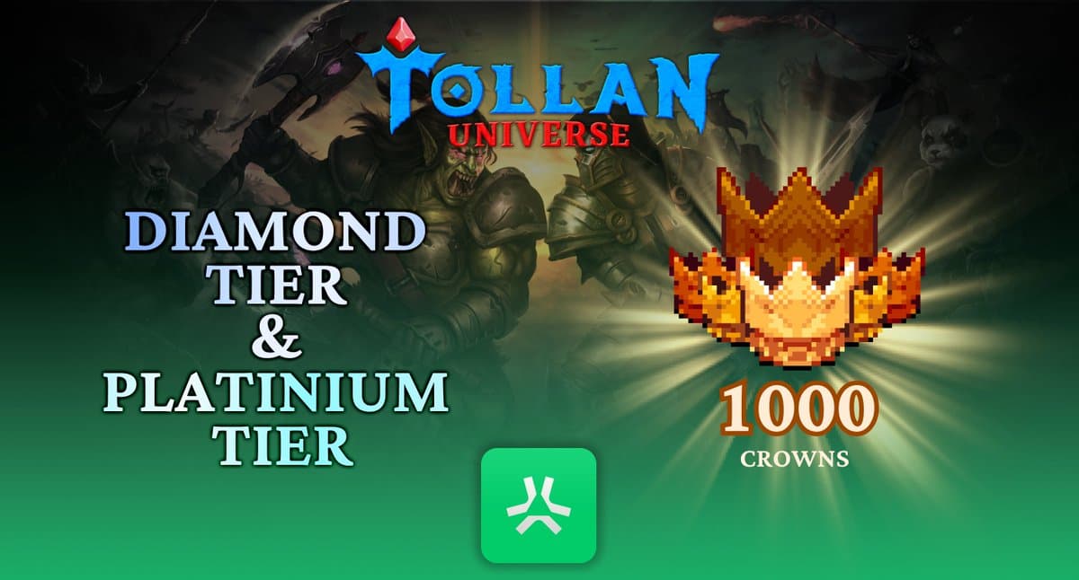 Crowns Reward for Platinum & Diamond tiers on Abstract