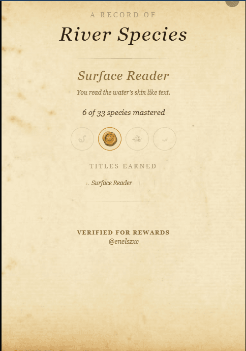 Season 2: Species Mastery