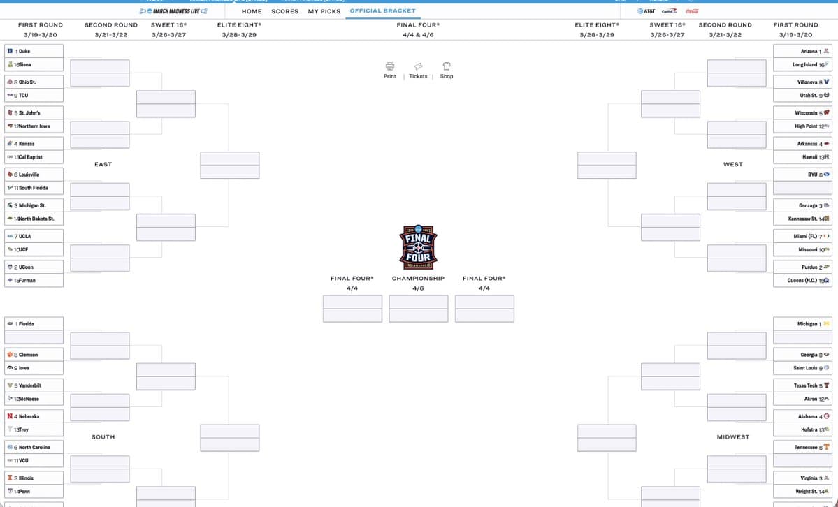 March Madness Bracket Challenge