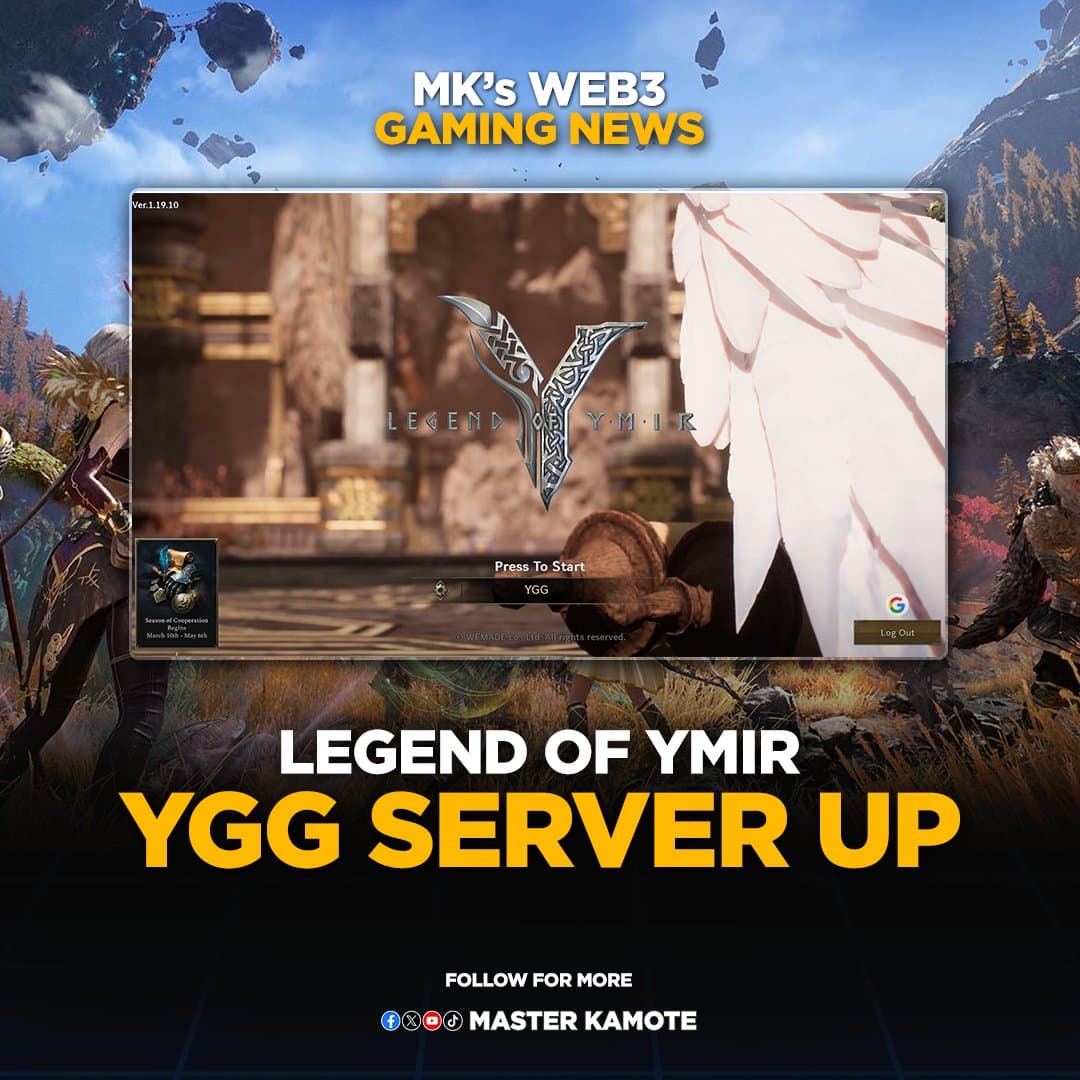 Season of Cooperation: YGG Server Launch