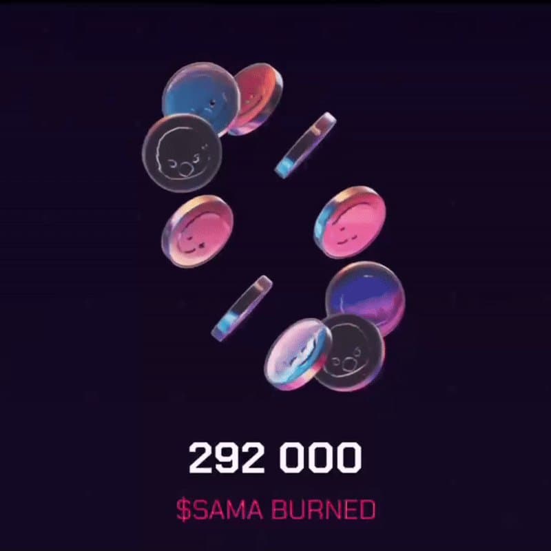 Sunday's Carnage Rewards Claim & $SAMA Burn