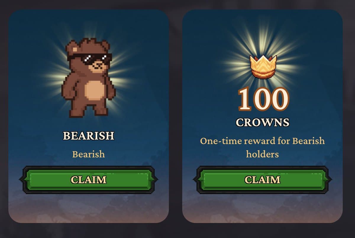 Holder Reward Claim by Bearish AF