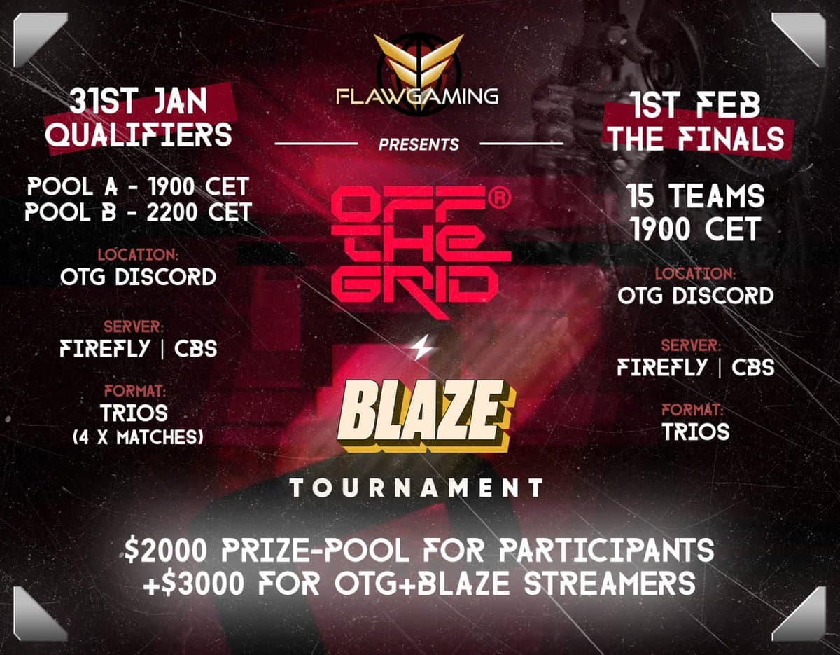 Blaze Stream Tournament by Flaw Gaming