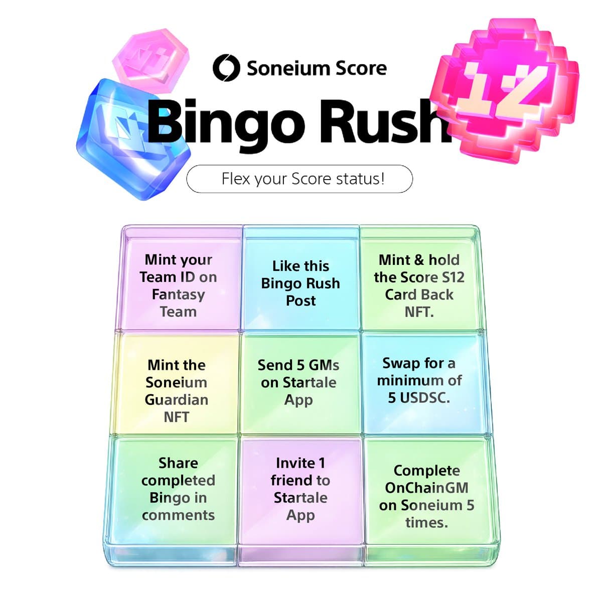 Score Season 12 Bingo Rush