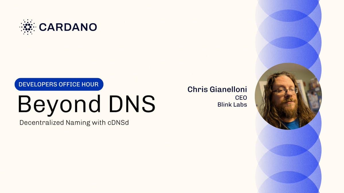 Developers Office Hour: Beyond DNS