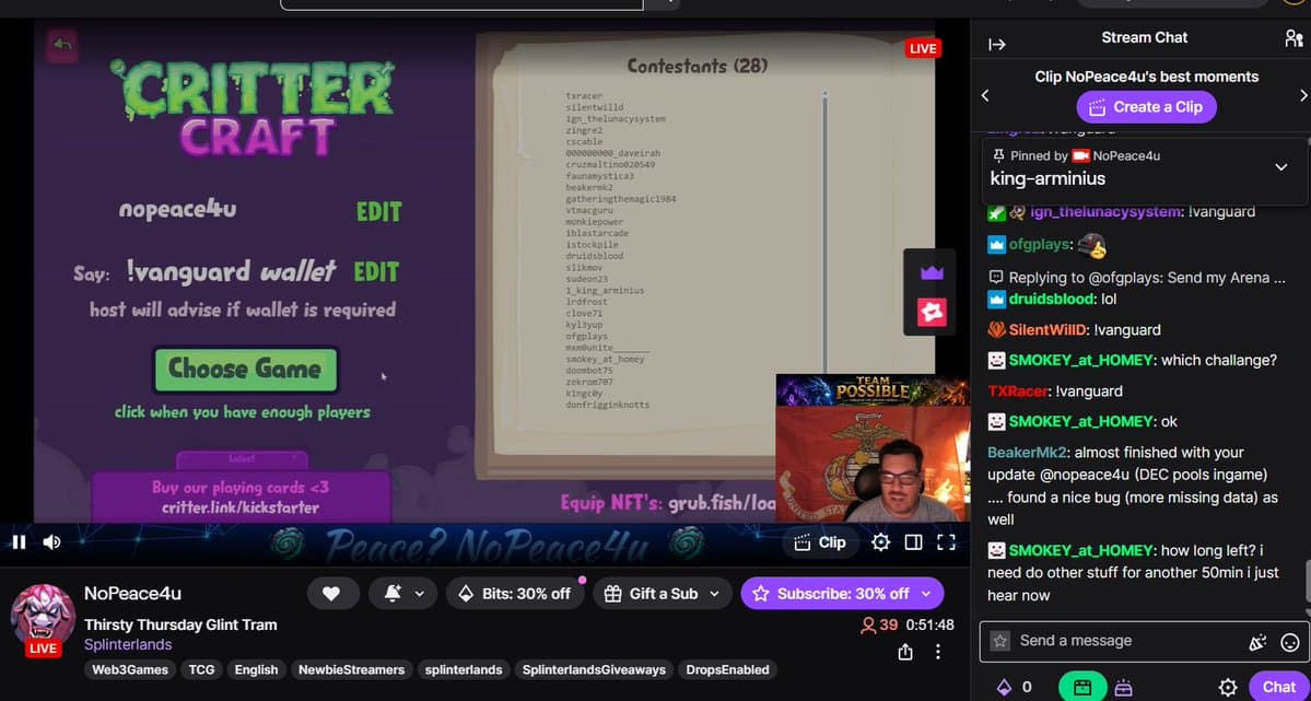 Twitch Stream & Drops