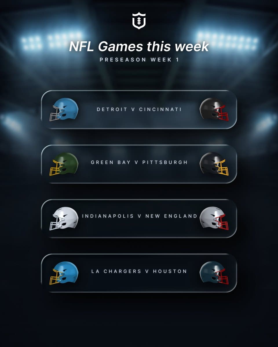 NFL Preseason Week 1 Picks