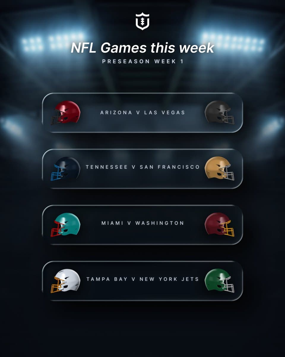 NFL Preseason Week 1 Picks