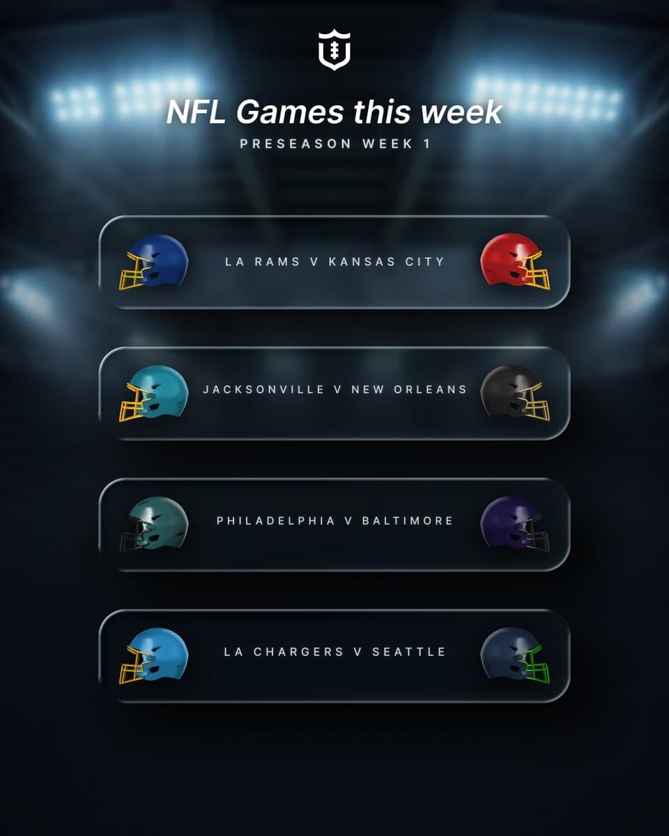 NFL Preseason Week 1 Picks