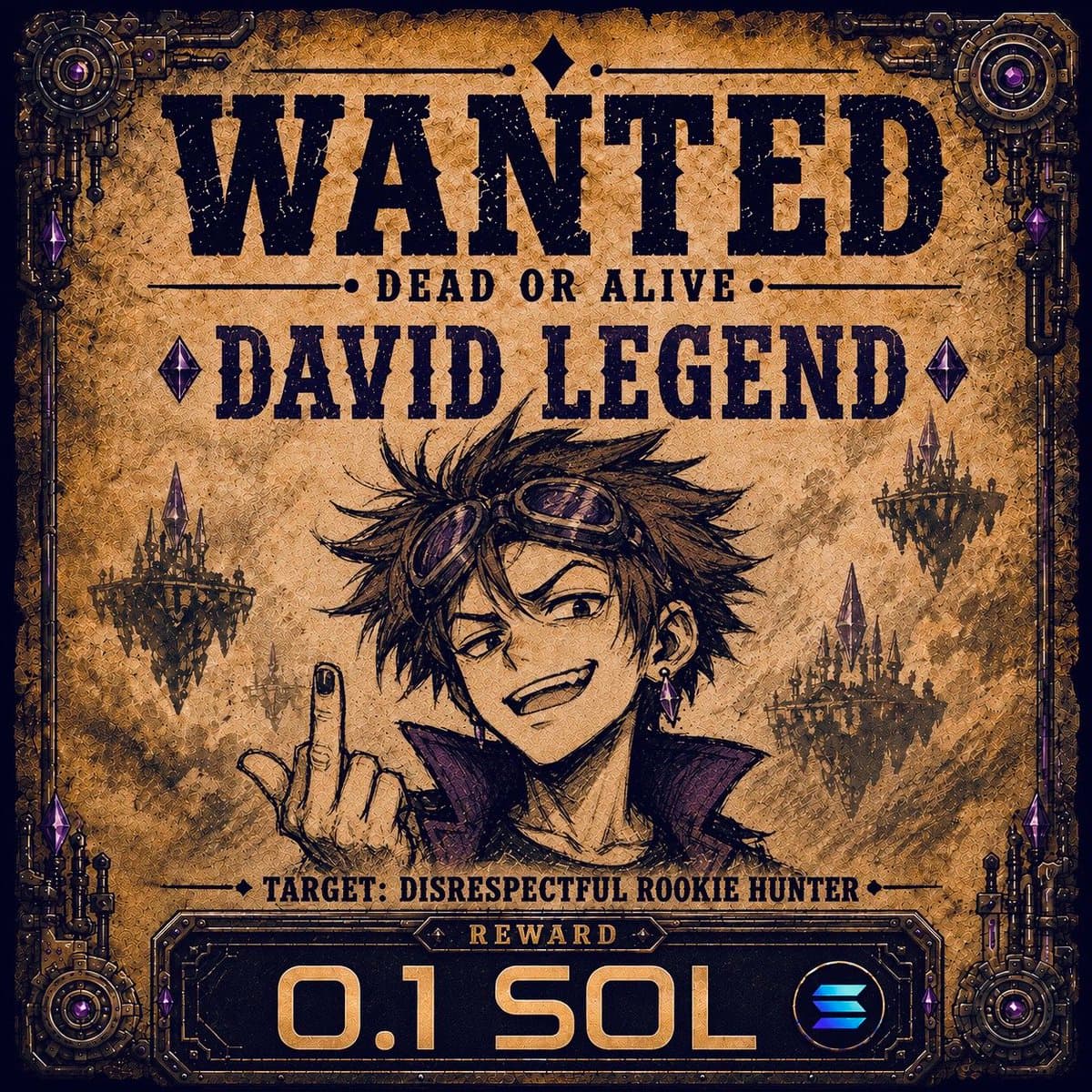 David Legend Bounty Challenge