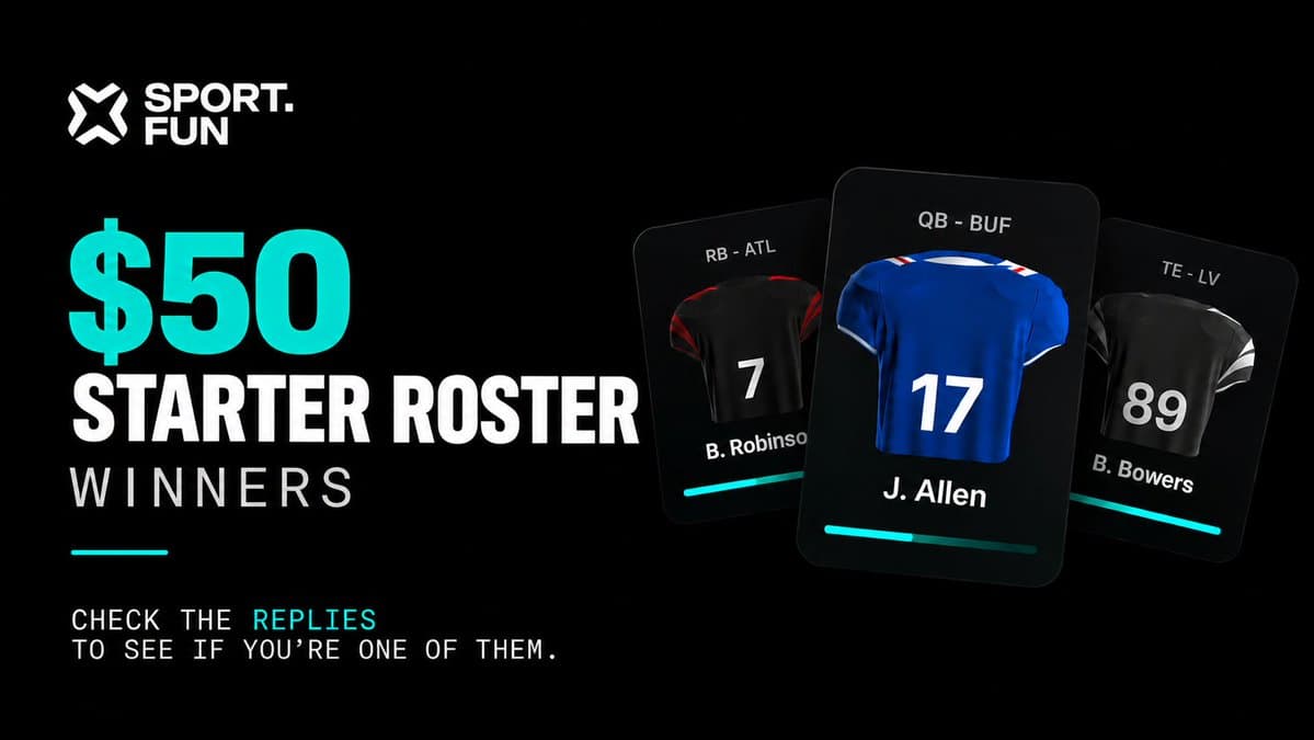 $50 NFL Starter Roster Claim