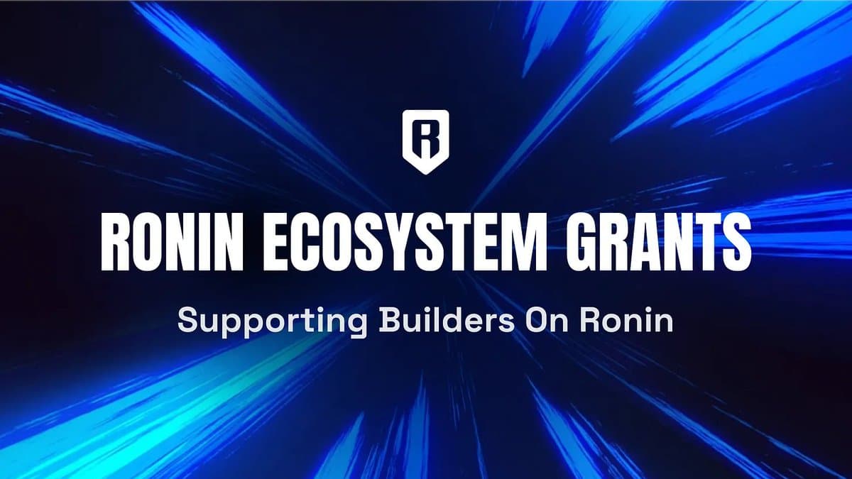 Ronin Network Lightning Grant
